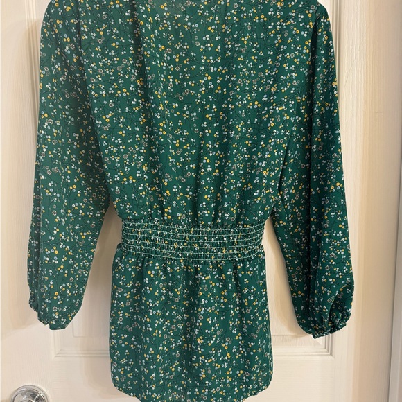 Green Floral Women's Top BCBG MaxAzria - Picture 2 of 5